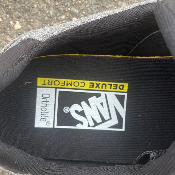 Grey and black mens vans mens 8 womens 10 - Picture 6 of 7